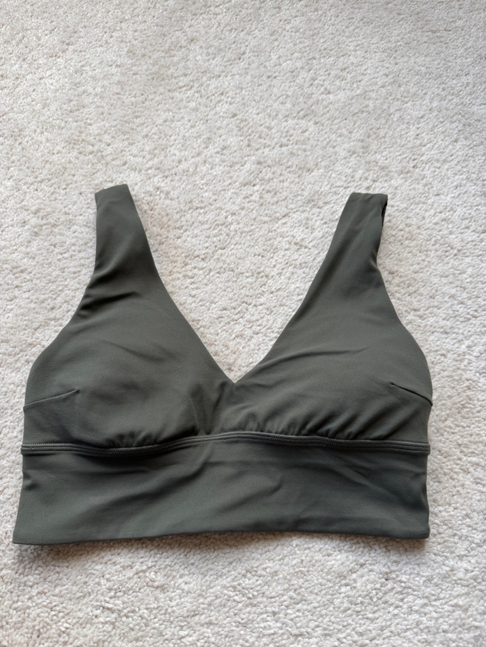 Lululemon Align V-Neck C/D Size 6 in Army Green